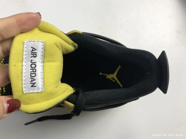 Kick Theory Jordan 4 Retro 308497-008 Thunder Air 0818